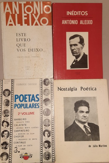 Quatro (4) Livros de Poemas e de Poetas