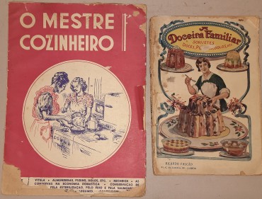 Dois Livros de receitas Culinárias antigos