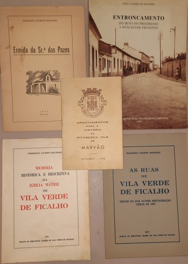 Cinco (5) Livros de e sobre Localidades Portuguesas	