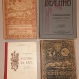Quatro (4) Livros Antigos de Estudo “Historia, Geografia e Desenho”