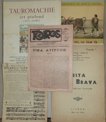 Cinco (5) Publicações de e sobre Tauromaquia