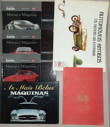 Seis Livros e Publicações sobre Automóveis