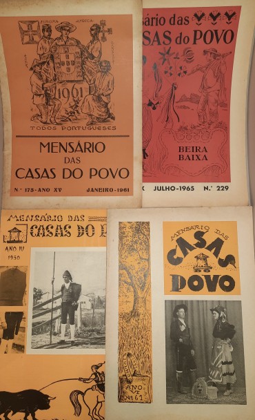 Quatro (4) Revistas “Mensário das Casas do Povo” 	