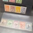 Conjunto de selos da India e Timor novos com charneira