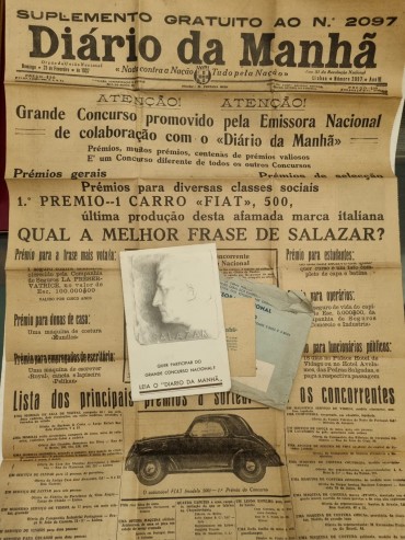 SORTEIO ESTADO NOVO SALAZAR 