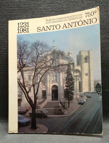 ALBUM COMEMORATIVO DO750º  ANIVERSÁRIO DA  MORTE  DE SANTO ANTONIO