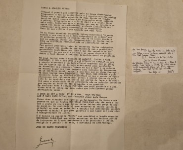MANUSCRITO POETA JOSÉ DO CARMO FRANCISCO