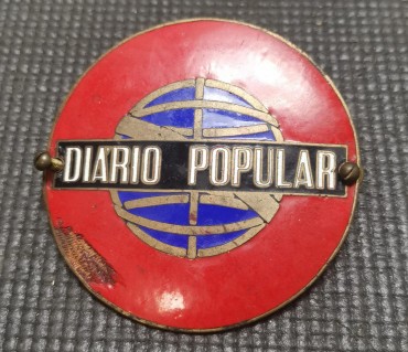 Placa publicitária «Diário Popular»