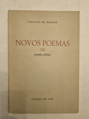 VINICIUS DE MORAES – primeira edição
