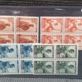 Carteira com selos da Guinéem quadras