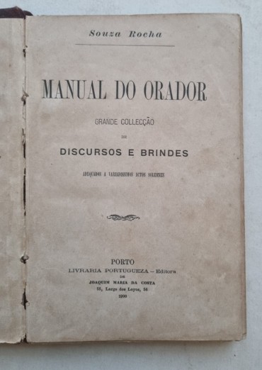 MANUAL DO ORADOR