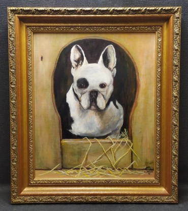 «Retrato de Bulldog Francês»