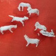 Sete cavalos miniatura 