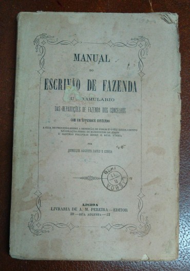 MANUAL DO ESCRIVÃO DE FAZENDA