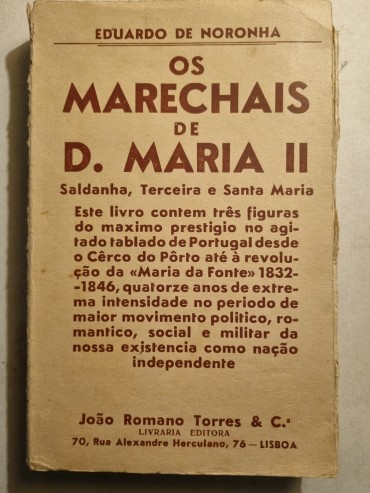 OS MARECHAIS DE D. MARIA II