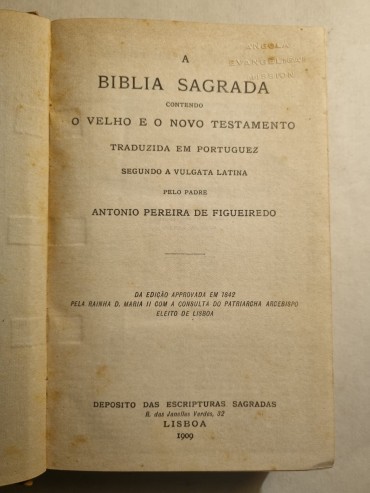 A BIBLIA SAGRADA