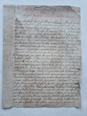 MANUSCRITO CARBORNÁRIO