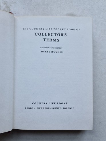 THE COUNTRY LIFE POCKET BOOK OF COLLECTOR´S TERMS
