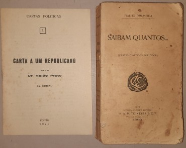 Dois Livros sobre Cartas e Artigos Políticos	