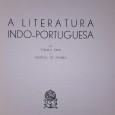 A Literatura Indo-Portuguesa em dois volumes
