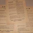 Lote de Acumulação de Papeis, prospetos e cartas politicas