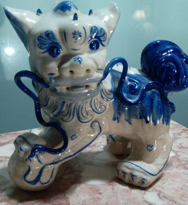 Par de cães de foo