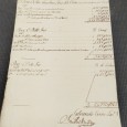 Documento de 1763 «Contabilístico deve/haver»