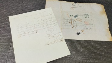 Duas cartas pré-filatélicas 