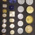Lote de mostradores de relógio