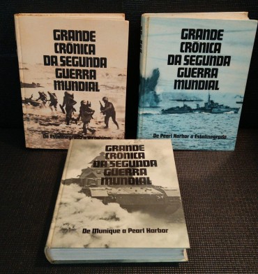 GRANDE CRÓNICA DA SEGUNDA GUERRA MUNDIAL - 3 VOLUMES