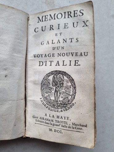 MEMOIRES CURIEUX ET GALANTS D`UN VOYAGE NOUVEAU D´ITALIE