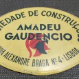 Chapa da Sociedade de Construções Amadeu Gaudêncio 