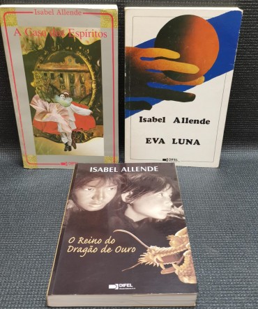 ISABEL ALLENDE - 3 PUBLICAÇÕES