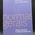 NORMAS DE INVENTÁRIO - ARTES PLÁSTICAS E ARTES DECORATIVAS