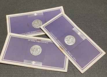 Três moedas Colecções Philae 