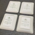 Quatro cinzeiros de mesa «Edição Especial Comemorativa da Exposição Mundial de Lisboa 1998»