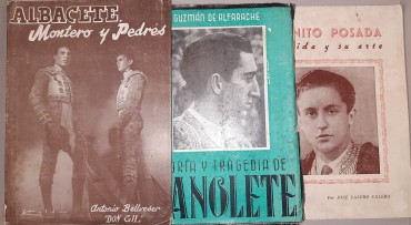 Três Livros Sobre Toireiros Famosos