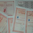 Lote com Seis Títulos de Acções 	