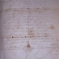 Manuscrito s/ papel, 3 bifólios cosidos, assinado c/ sinal público