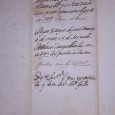 Manuscrito s/ papel, 2 bifólios, assinado com sinal público