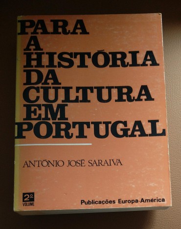 PARA A HISTÓRIA DA CULTURA EM PORTUGAL