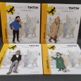 Quatro volumes de figuras de Tintin - Colecção oficial