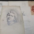Lote de desenhos de atelier 