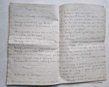 MANUSCRITO PEÇA DE TEATRO