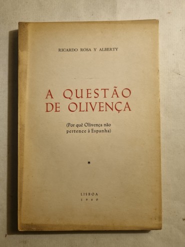 A QUESTÃO DE OLIVENÇA  