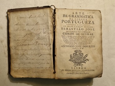ARTE DA GRAMMATICA PORTUGUESA – 1770