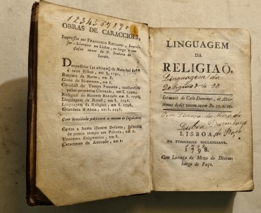 LINGUAGEM DA RELIGIÃO - 1798