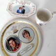 Caneca, covilhete e prato - Casamento Princesa Diana e Príncipe Carlos