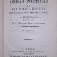 Três Livros «Obras de Bocage»