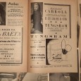 Lote de Panfletos de e sobre Cinema